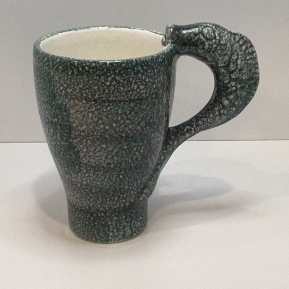 🦄 Pair of Rare Starbucks Seahorse Handle Mugs - Hand Painted, Made in It - Picture 10 of 16